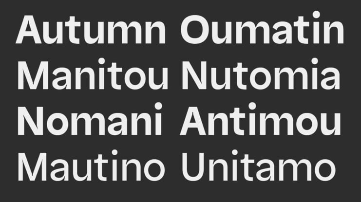 Nomixa Font Family