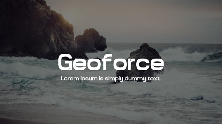 Geoforce Font