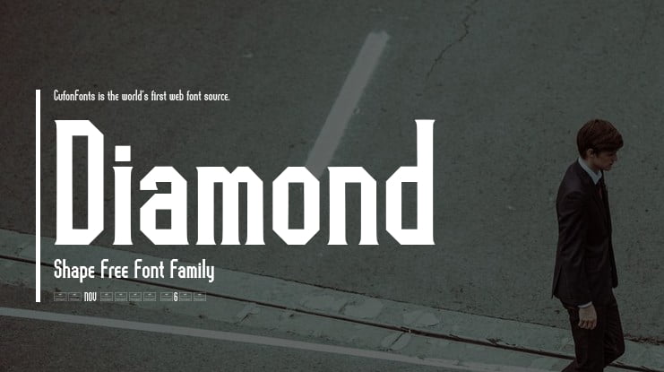 Diamond Shape Free Font