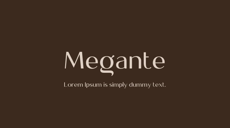 Megante Font