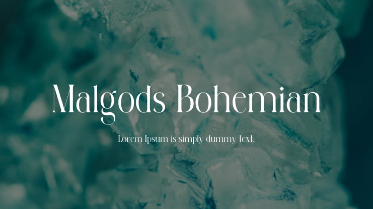 Malgods Bohemian Font Family