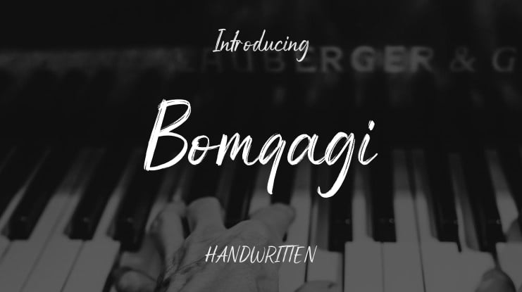 Bomqagi Font