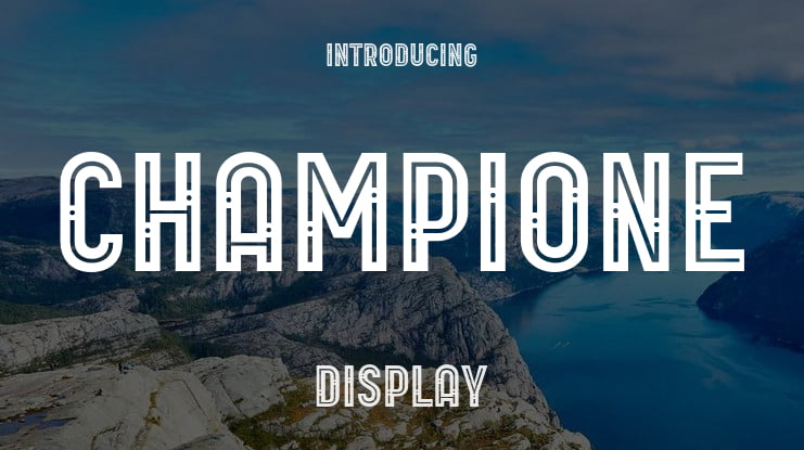 CHAMPIONE Font