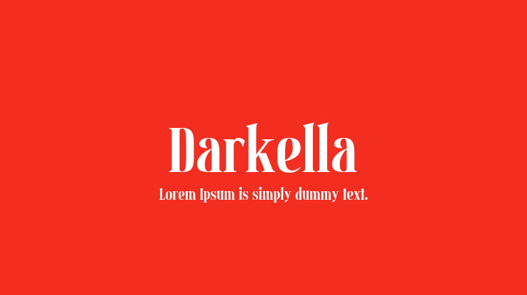 Darkella Font