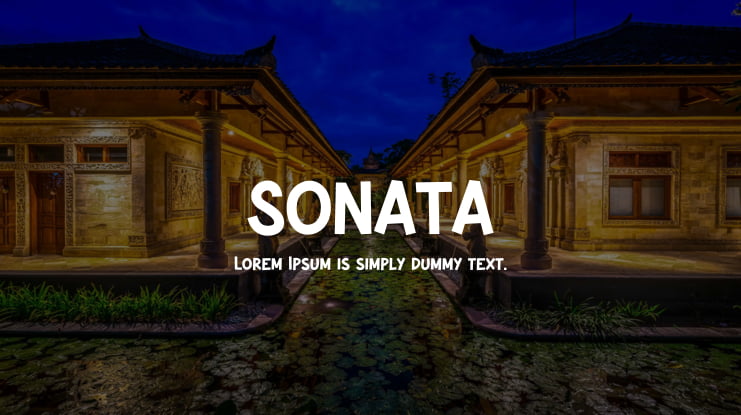 SONATA Font