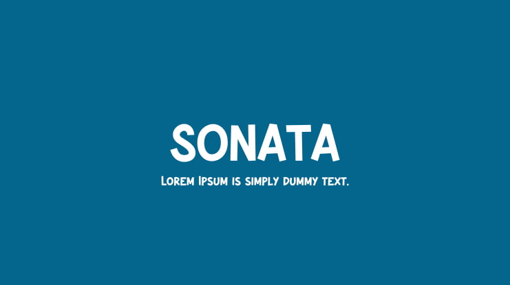 SONATA Font