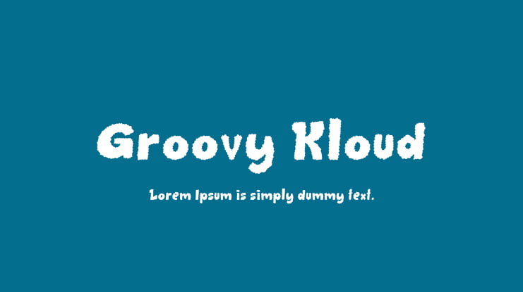 Groovy Kloud Font