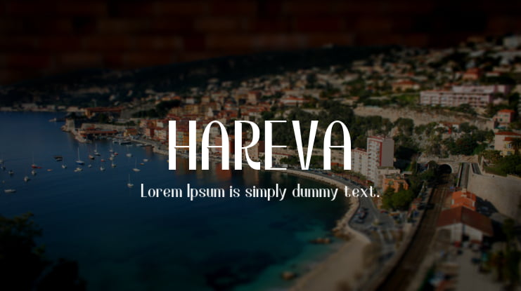 HAREVA Font