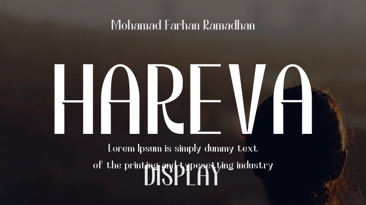 HAREVA Font