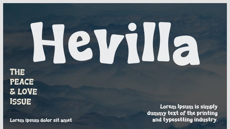 Hevilla Font