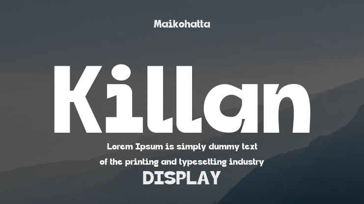 Killan Font Family