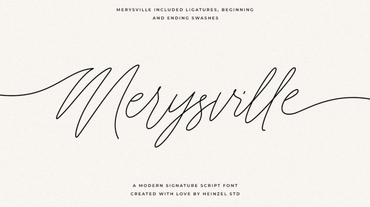 Merysville Font