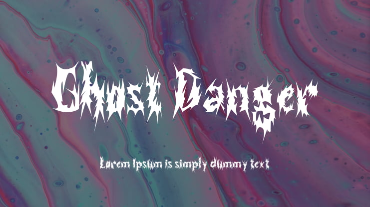 Ghost Danger Font