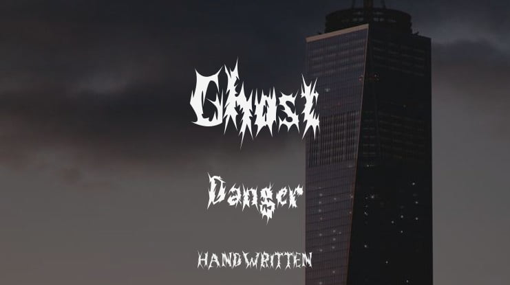 Ghost Danger Font