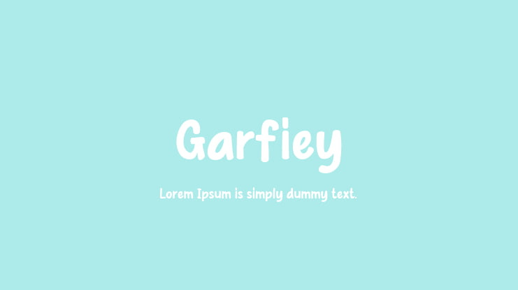 Garfiey Font