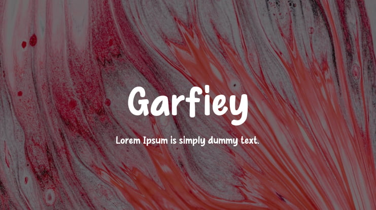 Garfiey Font