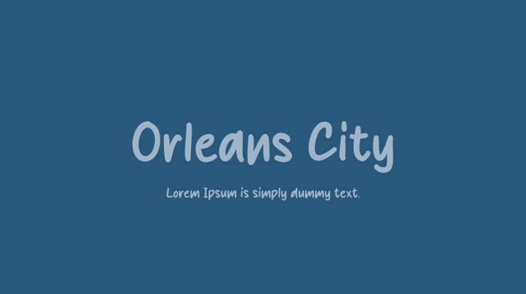 Orleans City Font