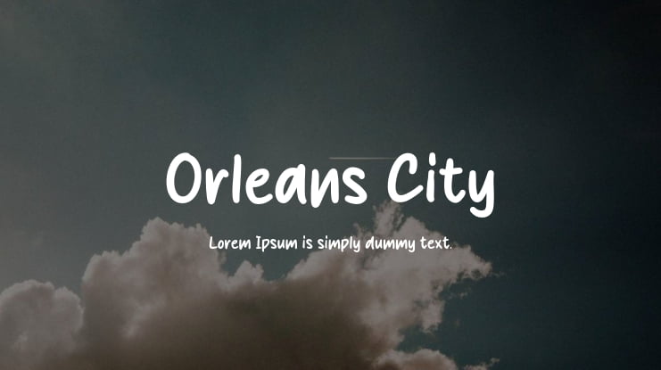 Orleans City Font