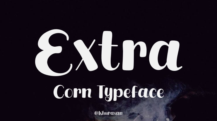 Extra Corn Font