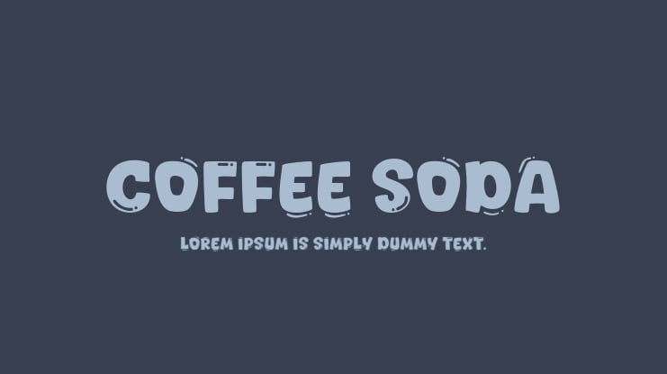 Coffee Soda Font