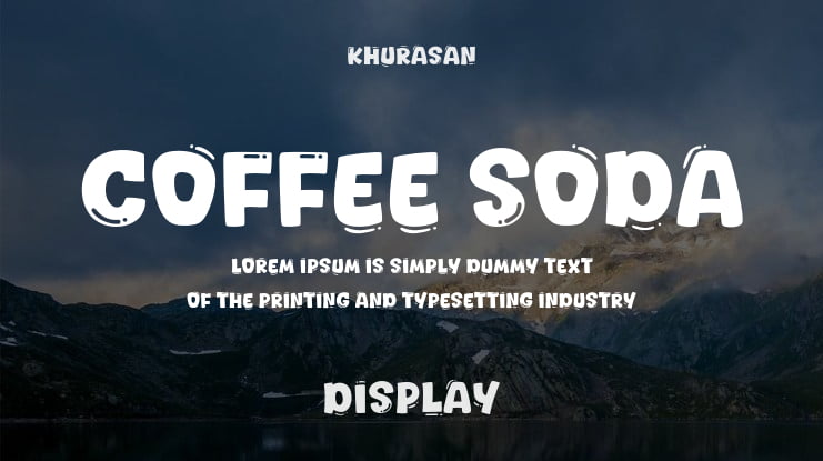 Coffee Soda Font