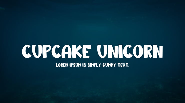 Cupcake Unicorn Font Family