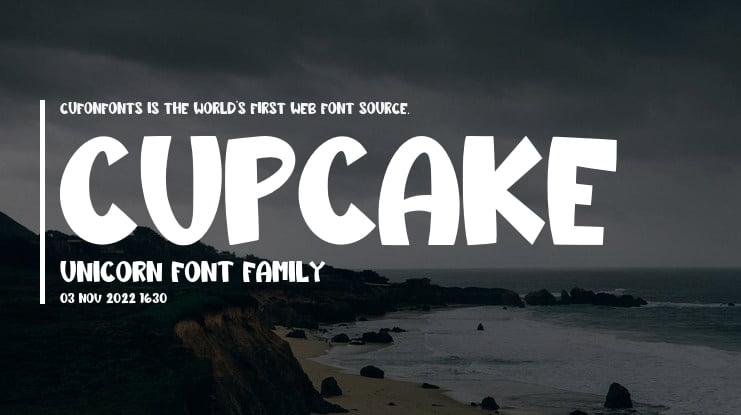 Cupcake Unicorn Font Family