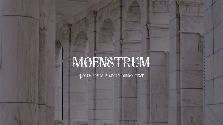 moenstrum Font