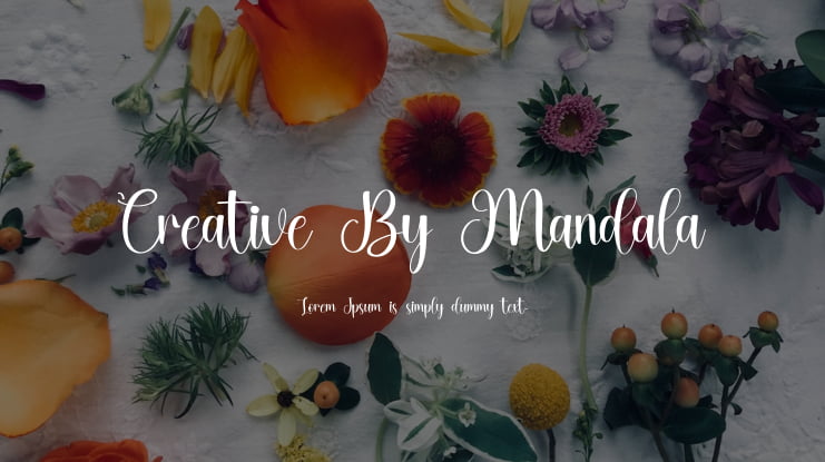 Creative By Mandala Font