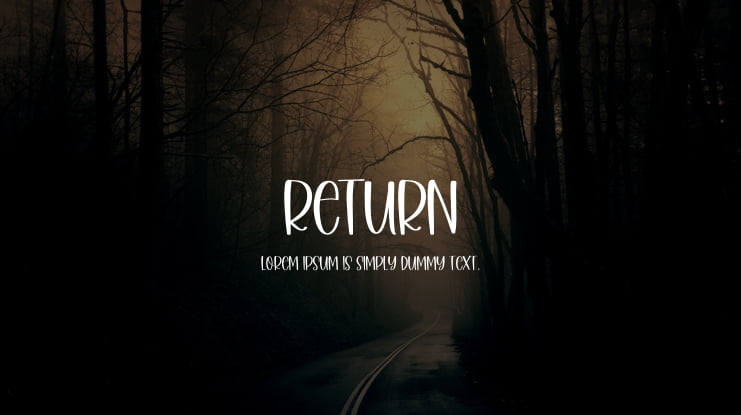 Return Font