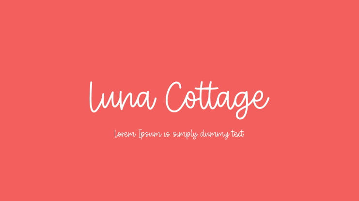 Luna Cottage Font