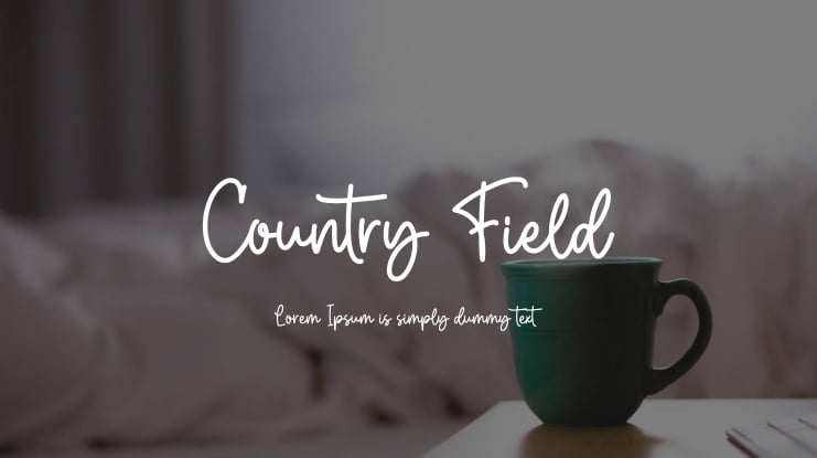 Country Field Font