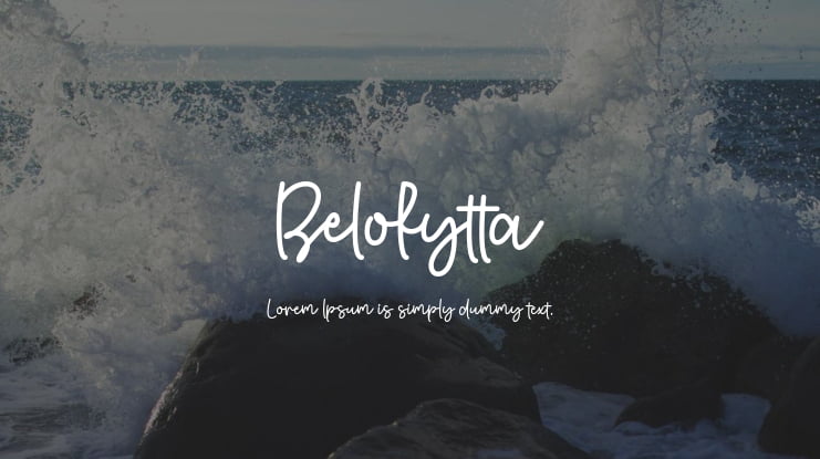 Belofytta Font