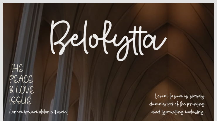 Belofytta Font