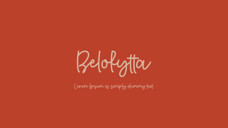 Belofytta Font