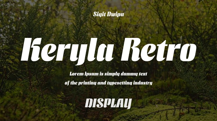 Keryla Retro Font