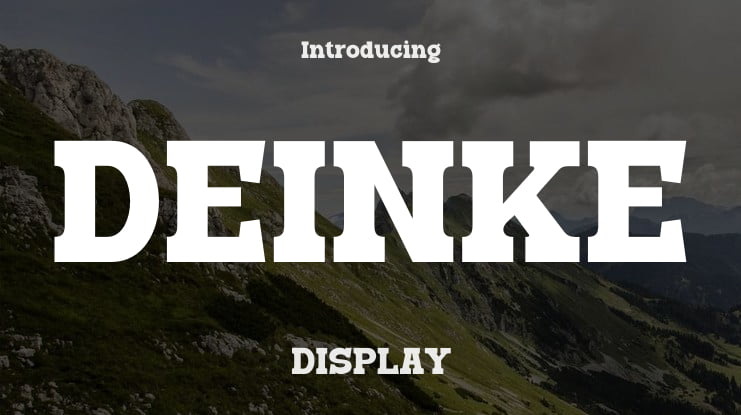 DEINKE Font