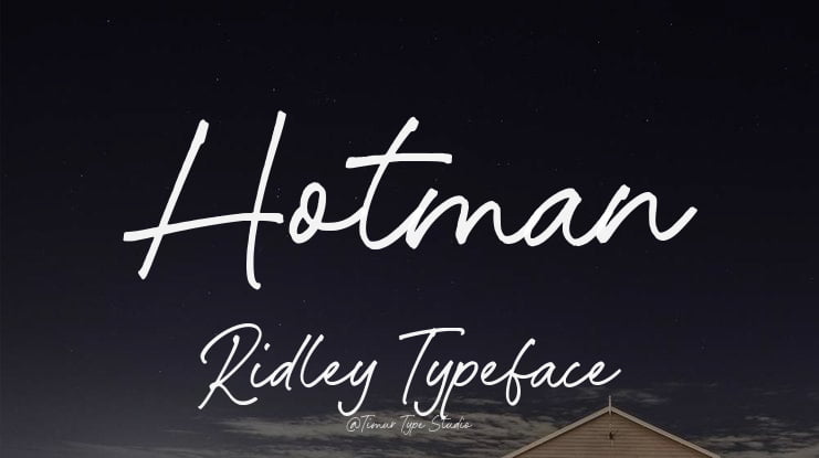 Hotman Ridley Font