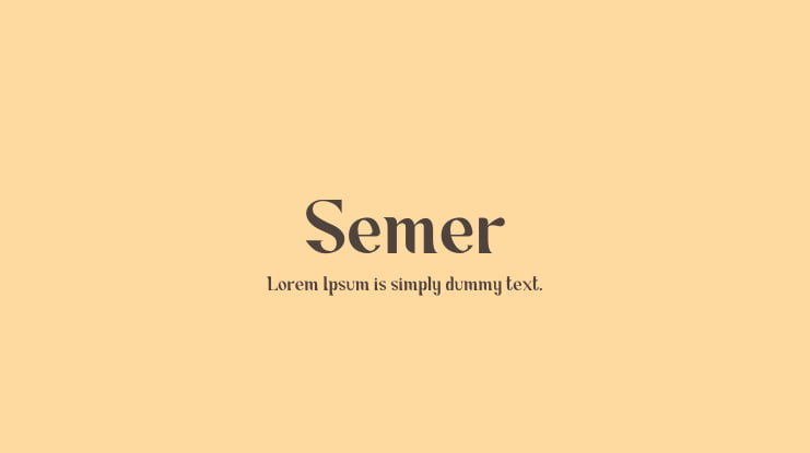 Semer Font