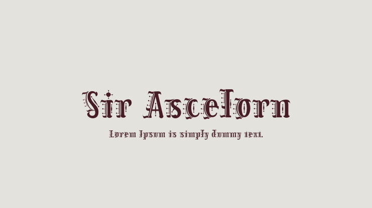 Sir Ascelorn Font