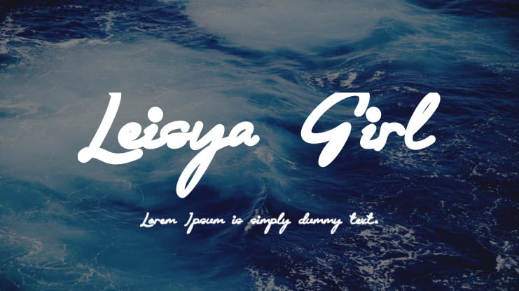 Leisya Girl Font