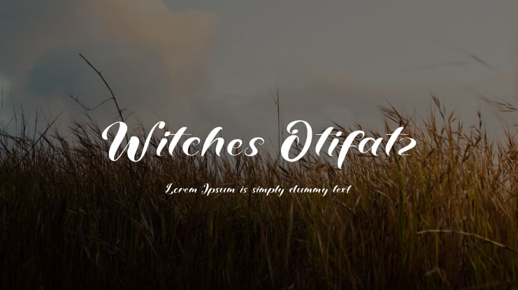 Witches Otifatz Font