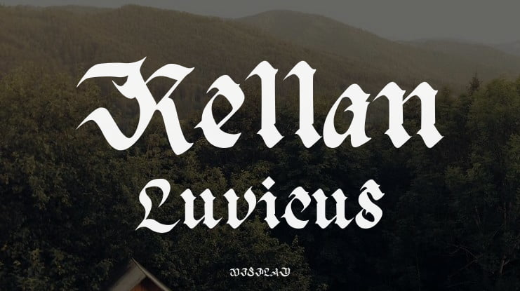 Kellan Luvicus Font