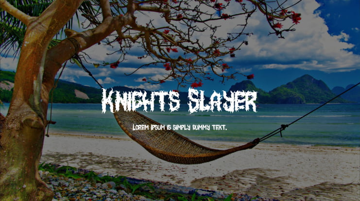 Knights Slayer Font