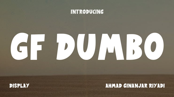 GF Dumbo Font