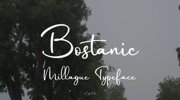 Bostanic Millague Font