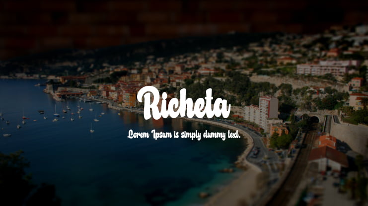 Richeta Font Family