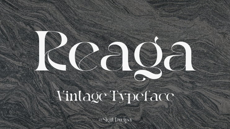 Reaga Vintage Font