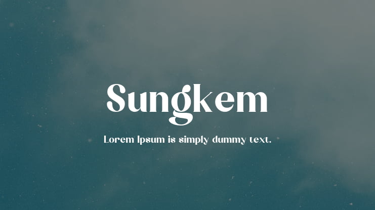 Sungkem Font