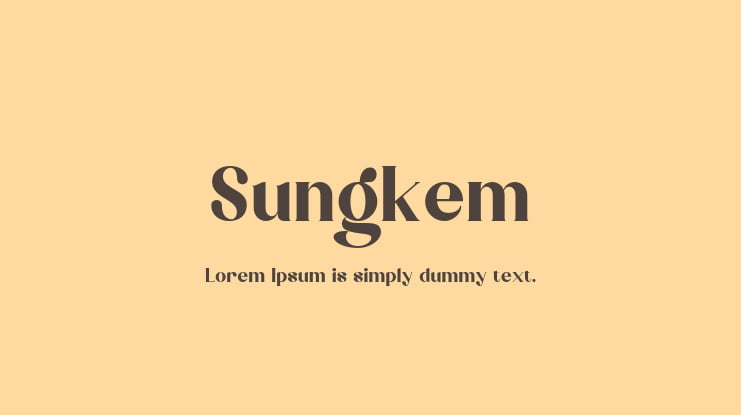 Sungkem Font